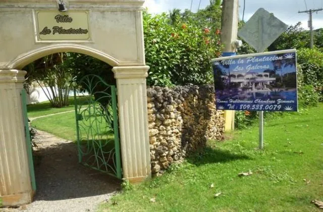 Villa La Plantacion Las Galeras entree